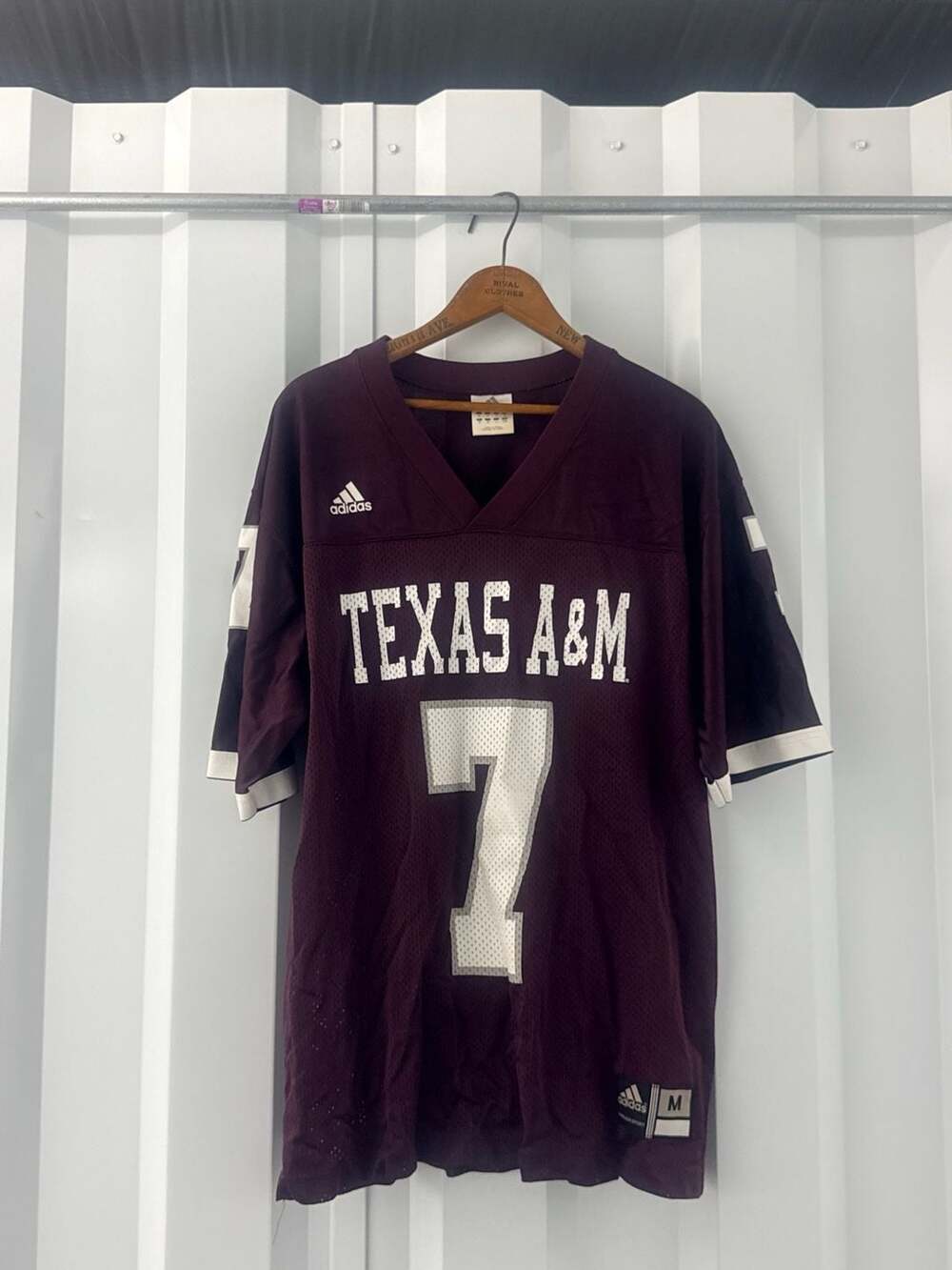 Vintage Adidas Texas A&M Aggies #7 Maroon Football Jersey – Men's Size Medium